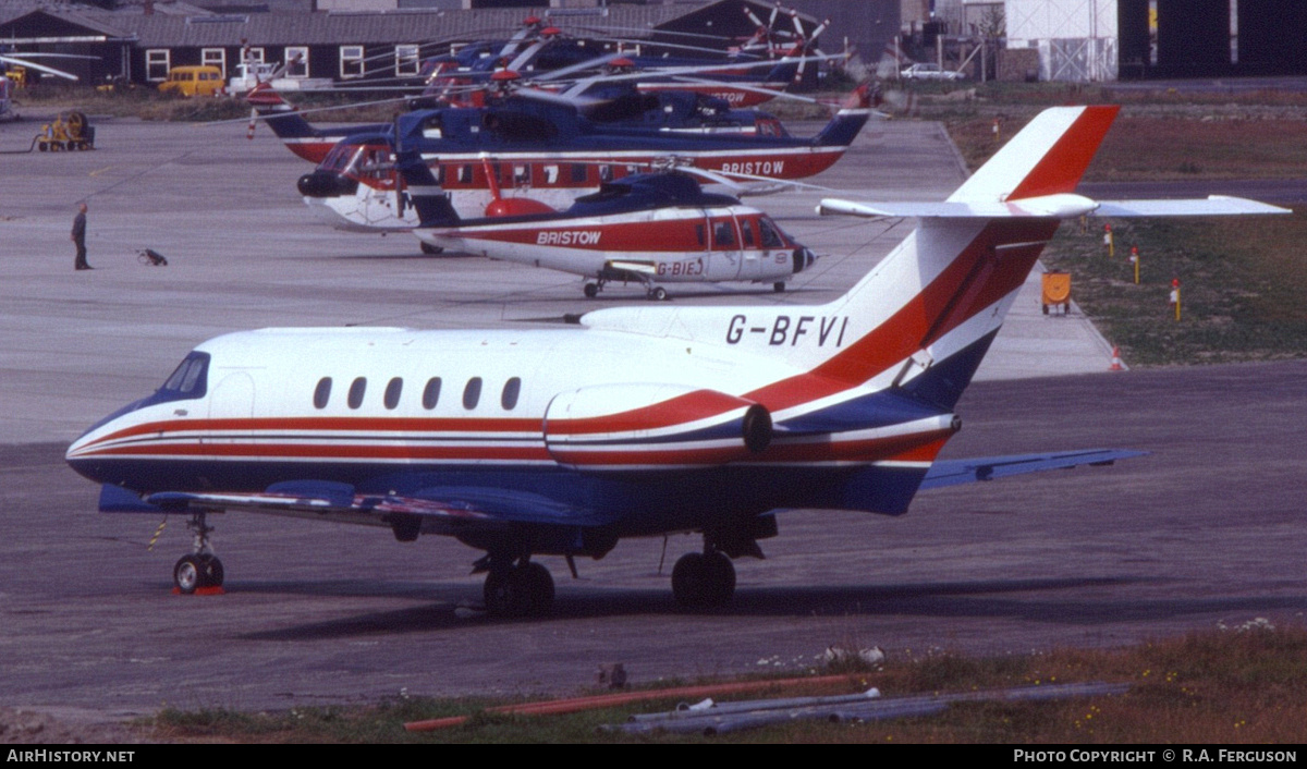 Aircraft Photo of G-BFVI | British Aerospace HS-125-700B | Bristow Helicopters | AirHistory.net #824747