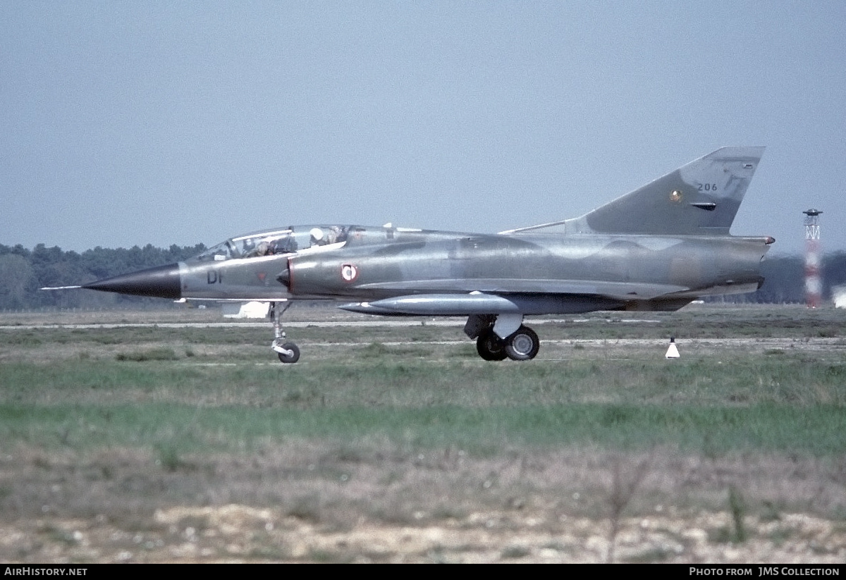 Aircraft Photo of 206 | Dassault Mirage IIIB | France - Air Force | AirHistory.net #824783
