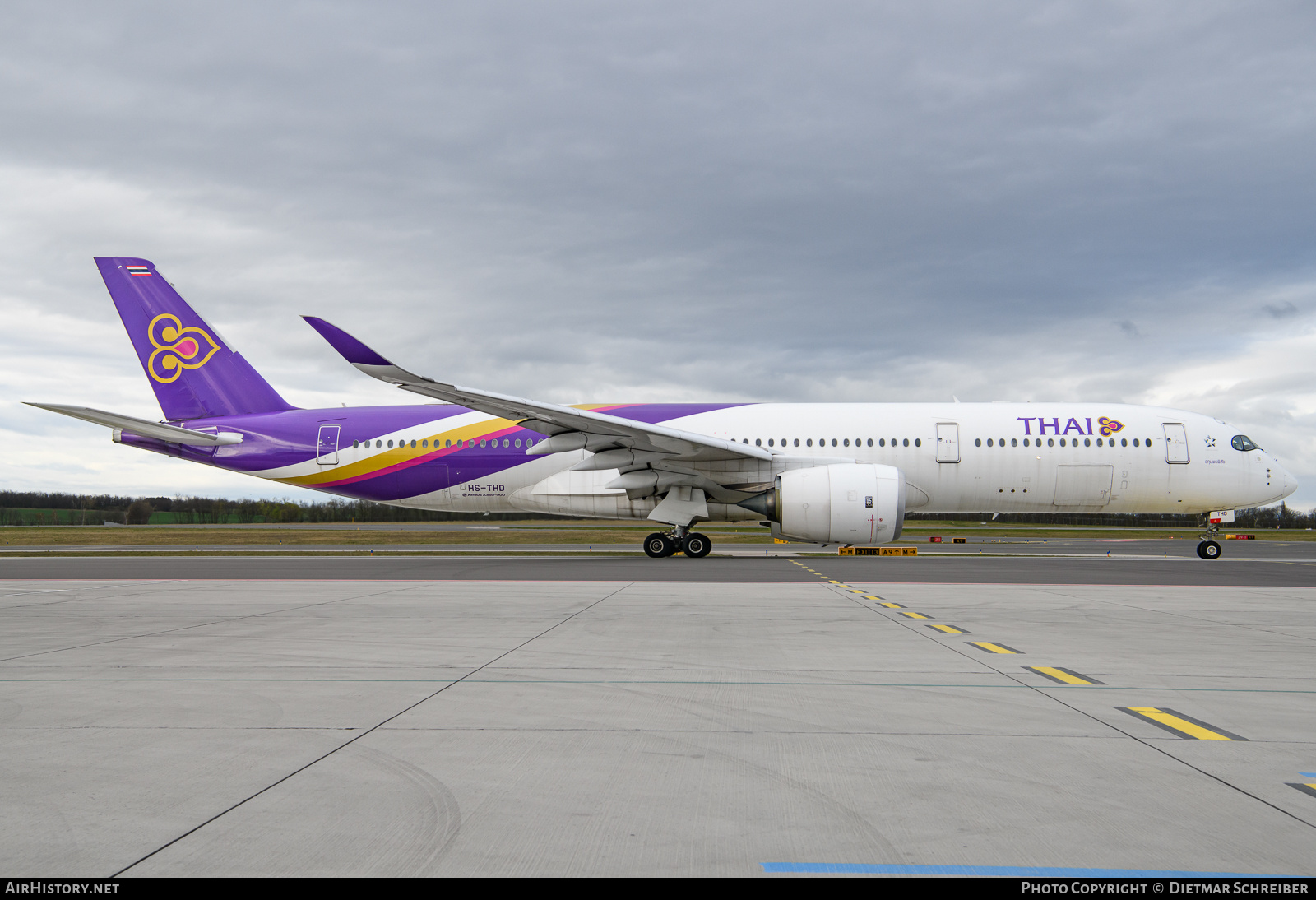 Aircraft Photo of HS-THD | Airbus A350-941 | Thai Airways International | AirHistory.net #824786