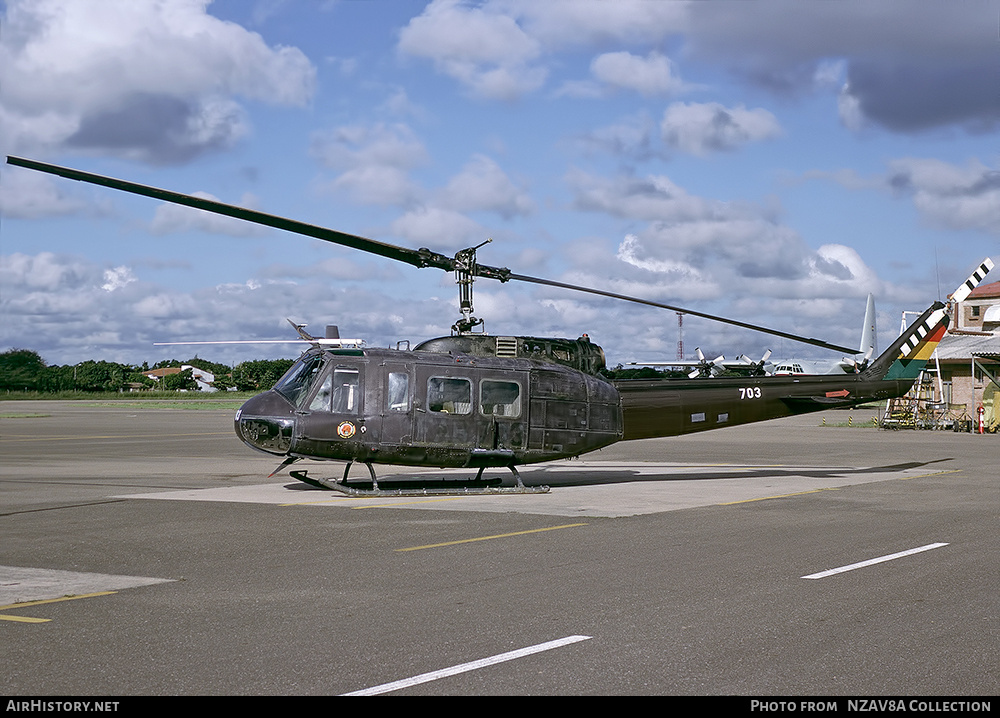 Aircraft Photo of FAB-703 | Bell UH-1H Iroquois | Bolivia - Air Force | AirHistory.net #824796