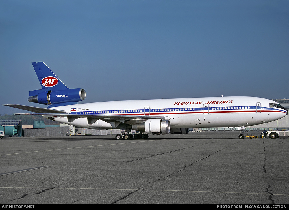 Aircraft Photo of YU-AMD | McDonnell Douglas DC-10-30 | JAT Yugoslav Airlines - Jugoslovenski Aerotransport | AirHistory.net #824806