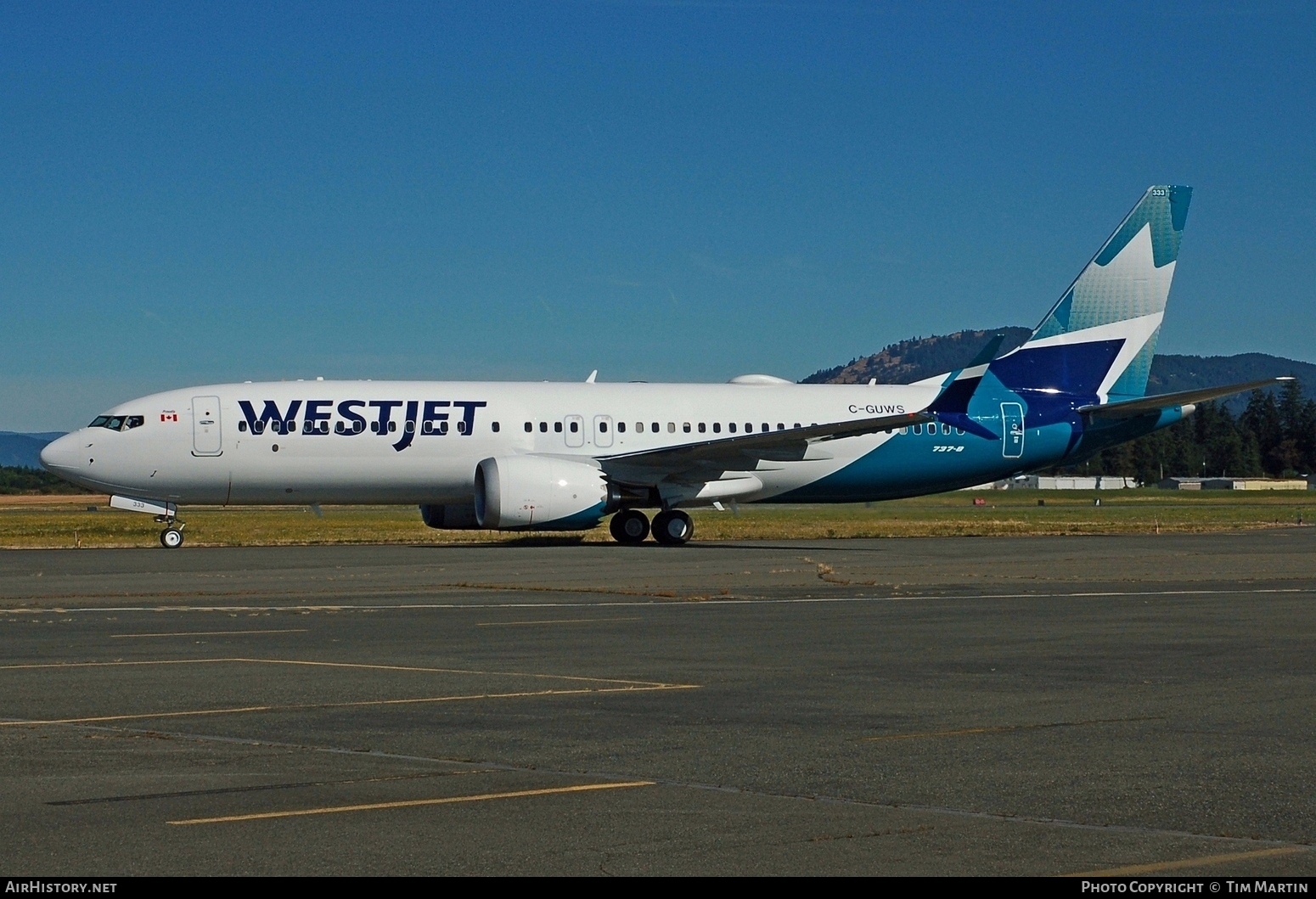 Aircraft Photo of C-GUWS | Boeing 737-8 Max 8 | WestJet | AirHistory.net #824807
