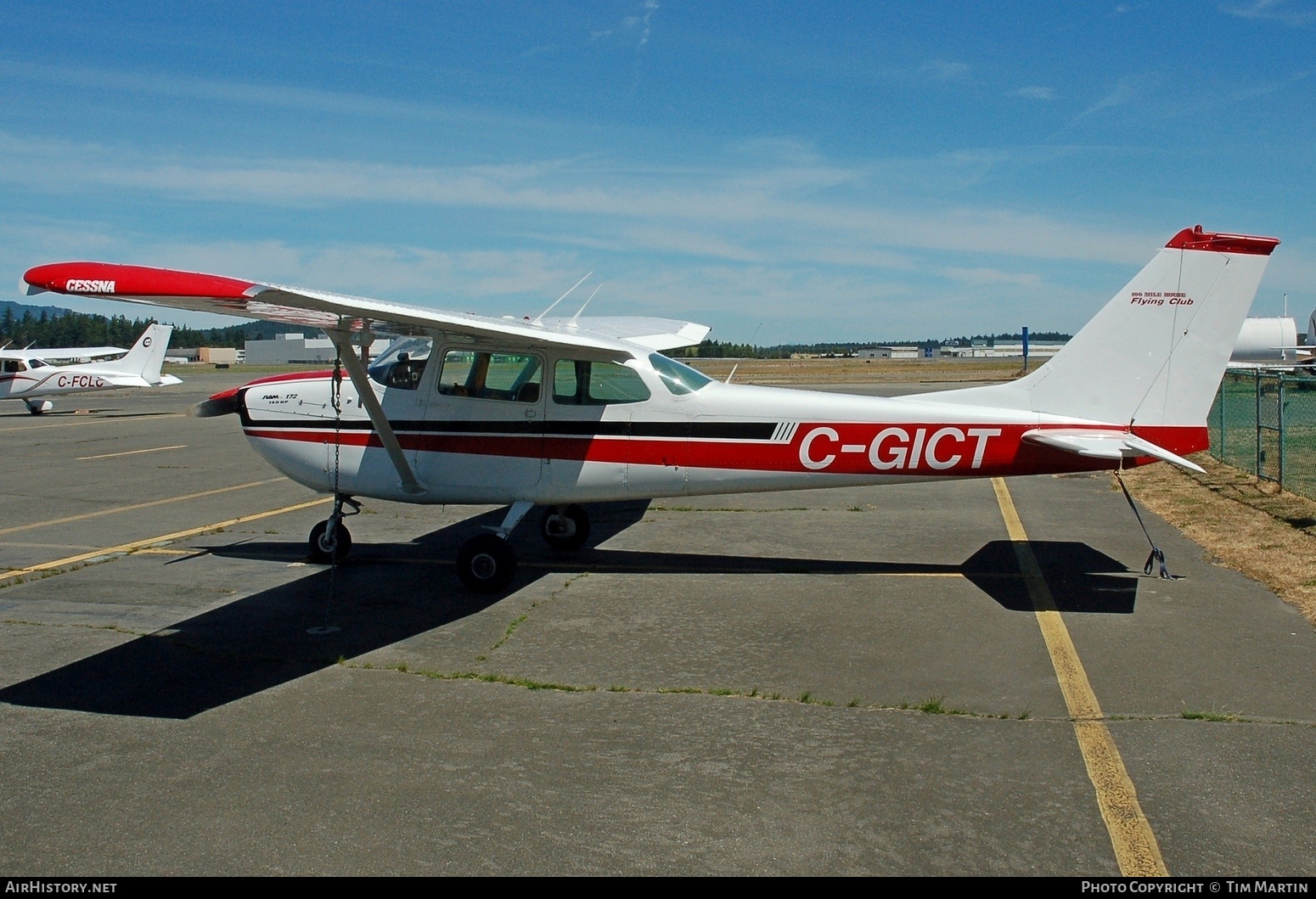 Aircraft Photo of C-GICT | Cessna 172K Skyhawk | 100 Mile House Flying Club | AirHistory.net #824813