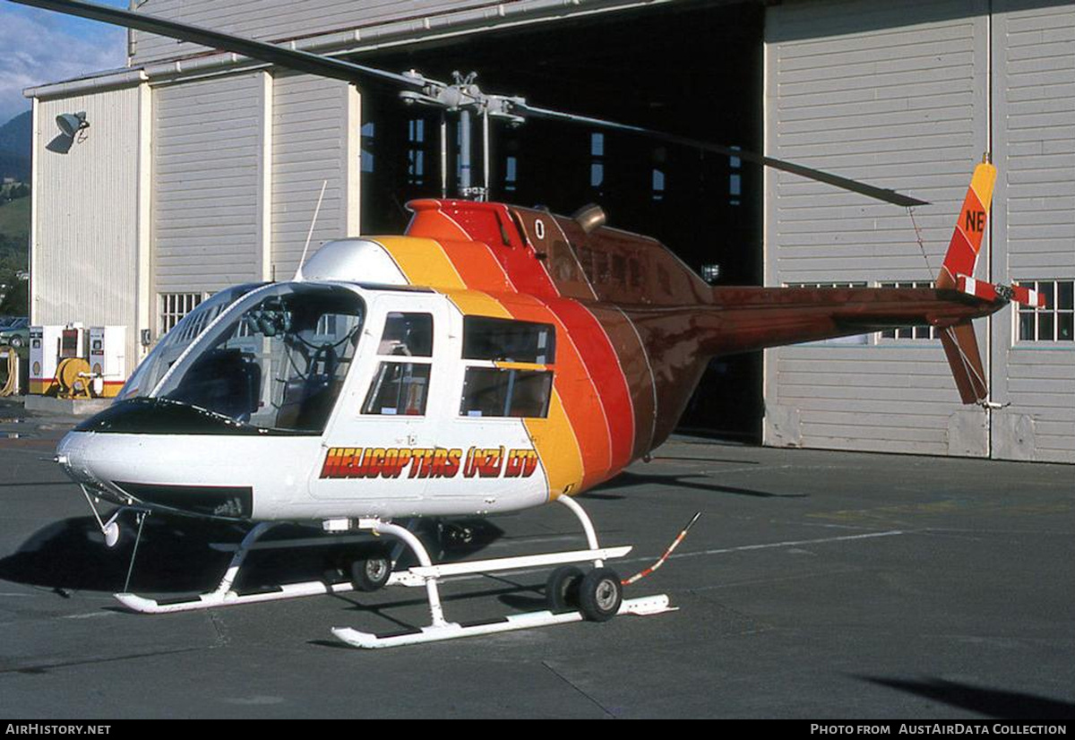 Aircraft Photo of ZK-HNE / NE | Bell 206B-2 JetRanger II | Helicopters NZ | AirHistory.net #824824