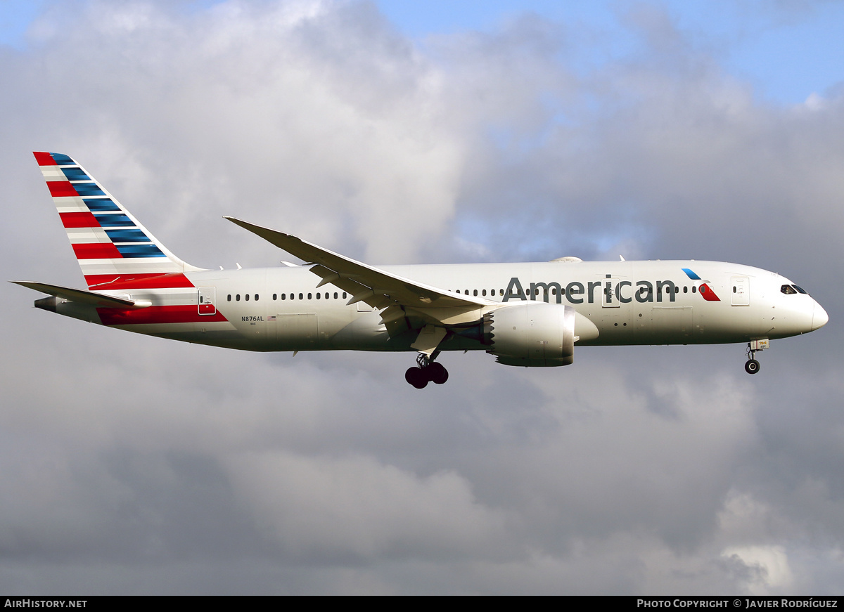 Aircraft Photo of N876AL | Boeing 787-8 Dreamliner | American Airlines | AirHistory.net #824831