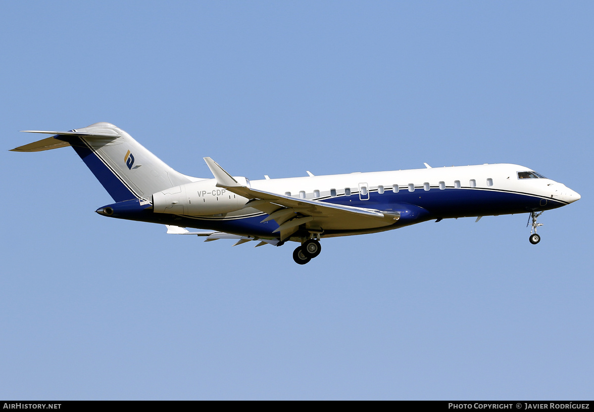 Aircraft Photo of VP-CDP | Bombardier Global 5000 (BD-700-1A11) | AirHistory.net #824843