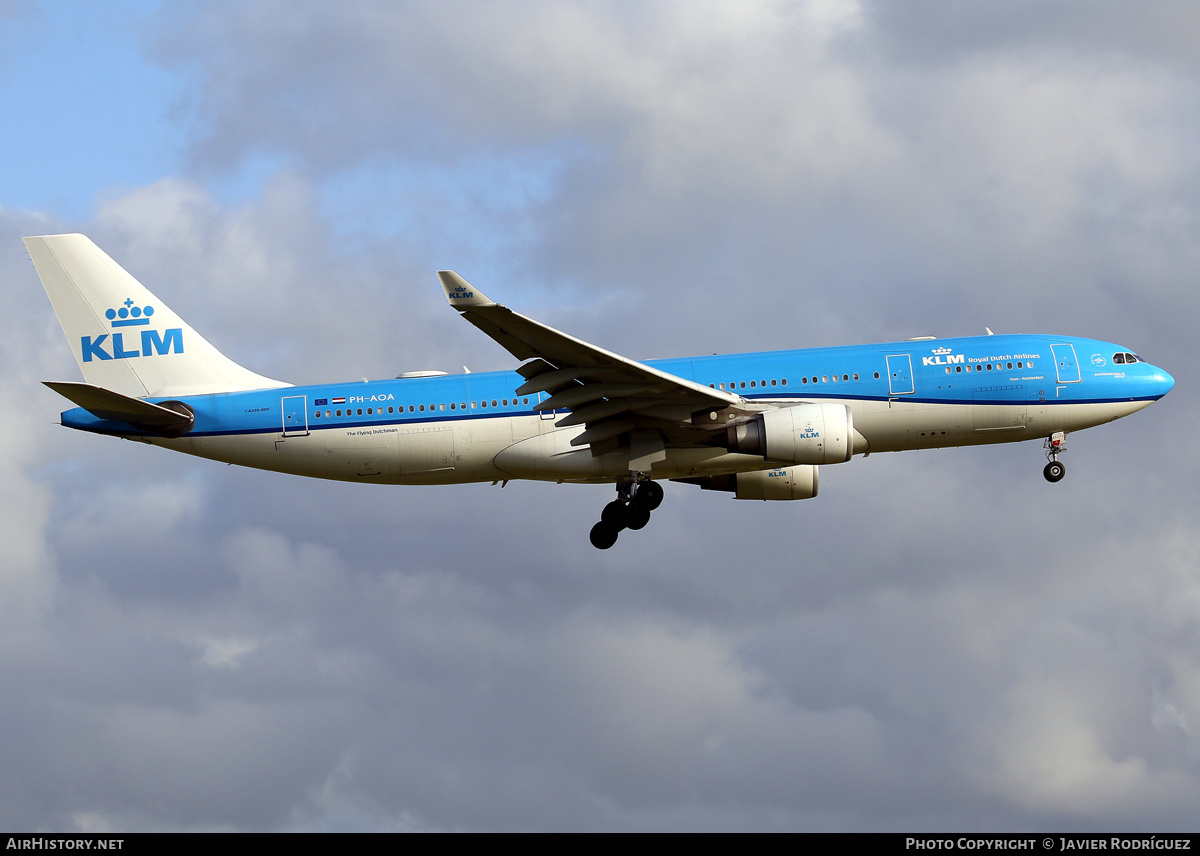 Aircraft Photo of PH-AOA | Airbus A330-203 | KLM - Royal Dutch Airlines | AirHistory.net #824845