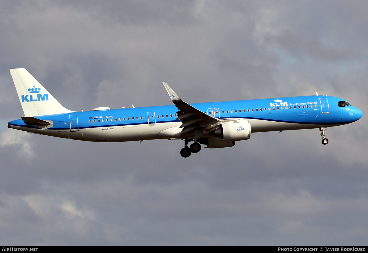 Aircraft Photo of PH-AXH | Airbus A321-252NX | KLM - Royal Dutch Airlines | AirHistory.net #824849