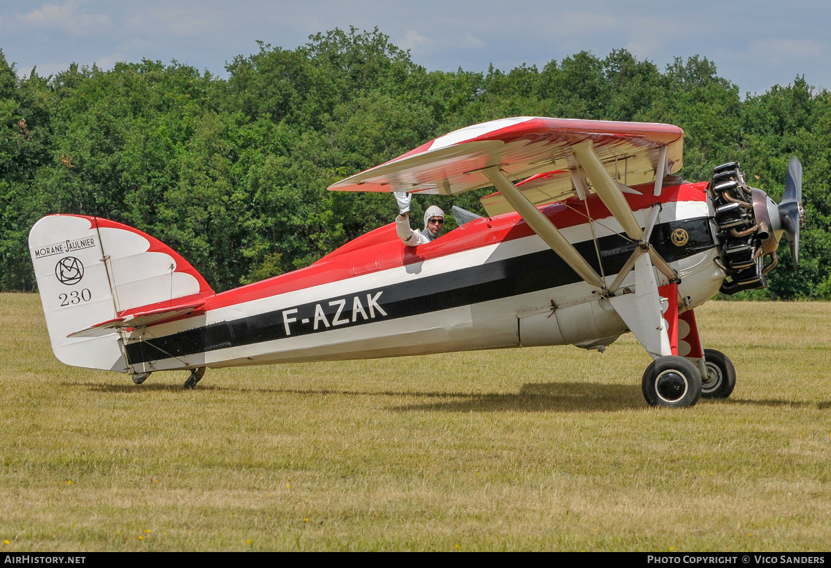 Aircraft Photo of F-AZAK | Morane-Saulnier MS-230 | AirHistory.net #824860