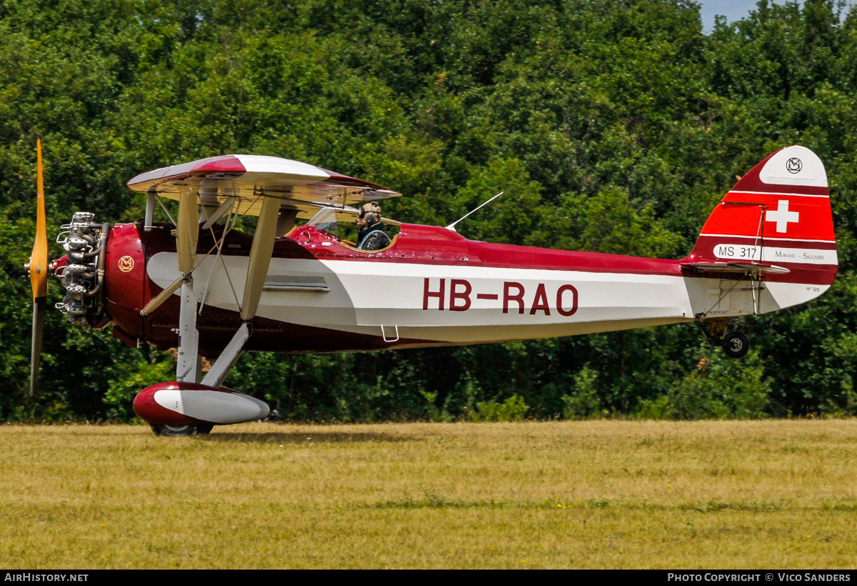 Aircraft Photo of HB-RAO | Morane-Saulnier MS-317 | AirHistory.net #824864