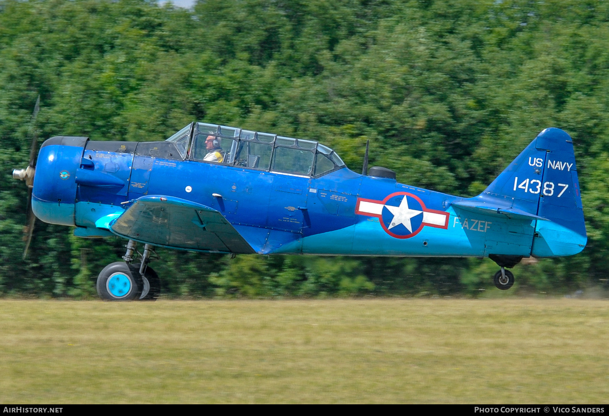 Aircraft Photo of F-AZEF / 51-4387 | North American T-6G Texan | USA - Navy | AirHistory.net #824872