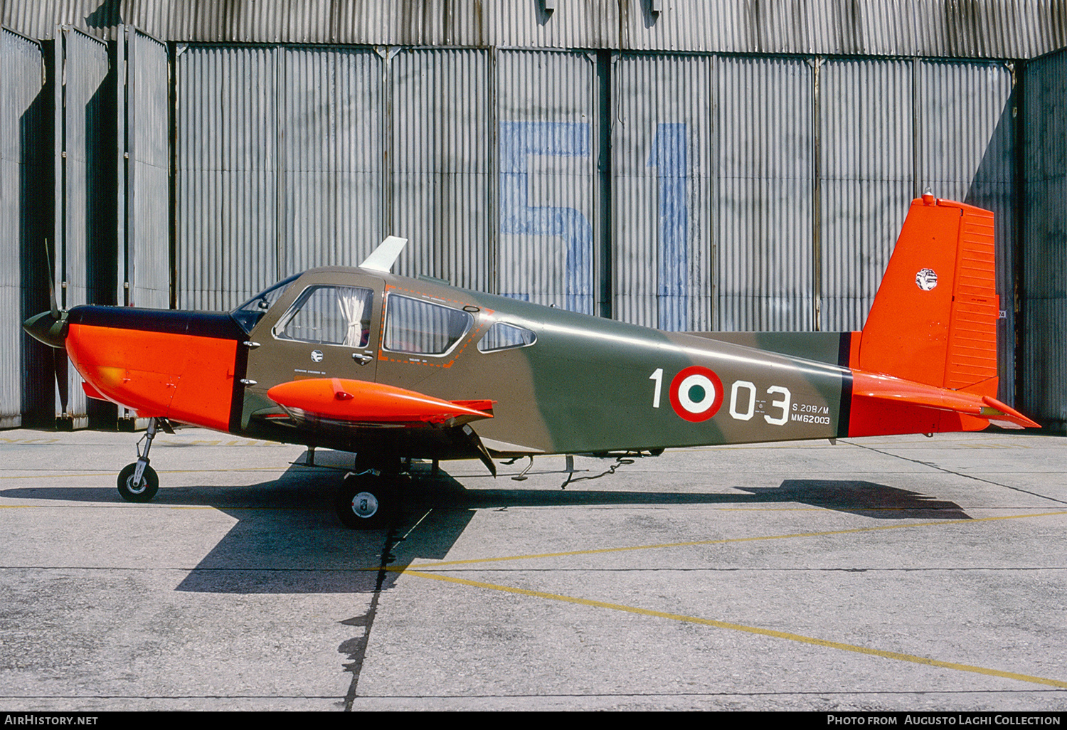 Aircraft Photo of MM62003 | SIAI-Marchetti S-208M | Italy - Air Force | AirHistory.net #824876