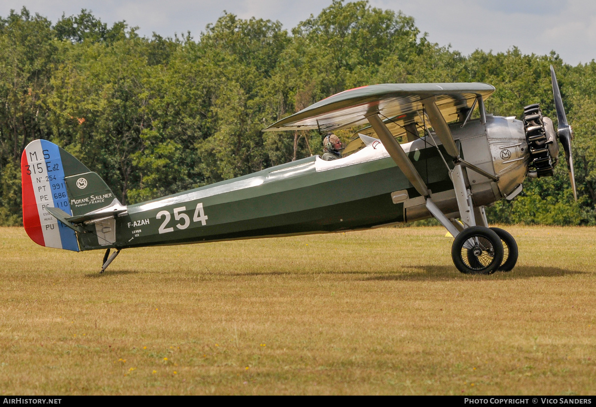 Aircraft Photo of F-AZAH / 254 | Morane-Saulnier MS-315 Ed | France - Air Force | AirHistory.net #824891