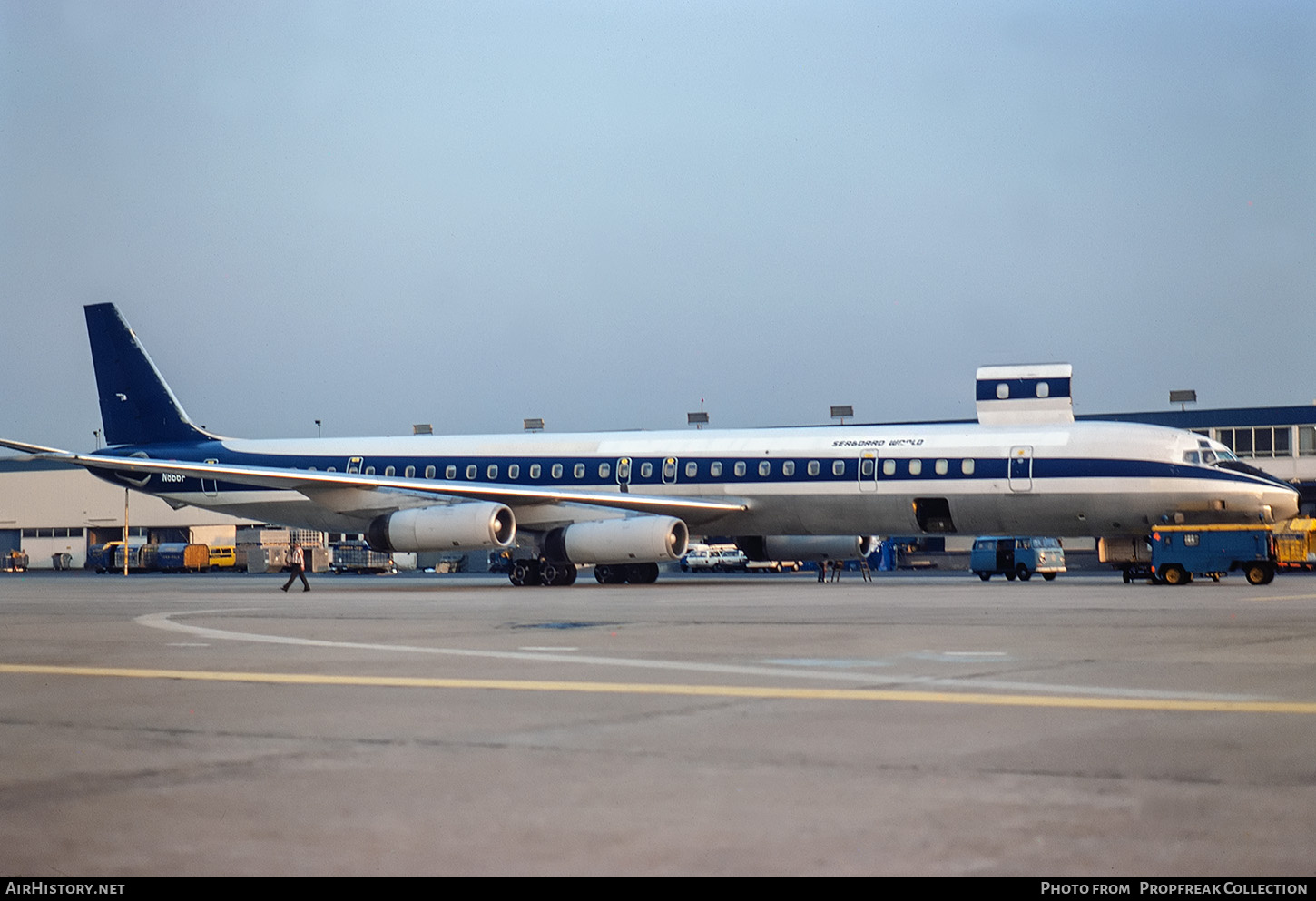 Aircraft Photo of N866F | McDonnell Douglas DC-8-63CF | Seaboard World Airlines | AirHistory.net #824906