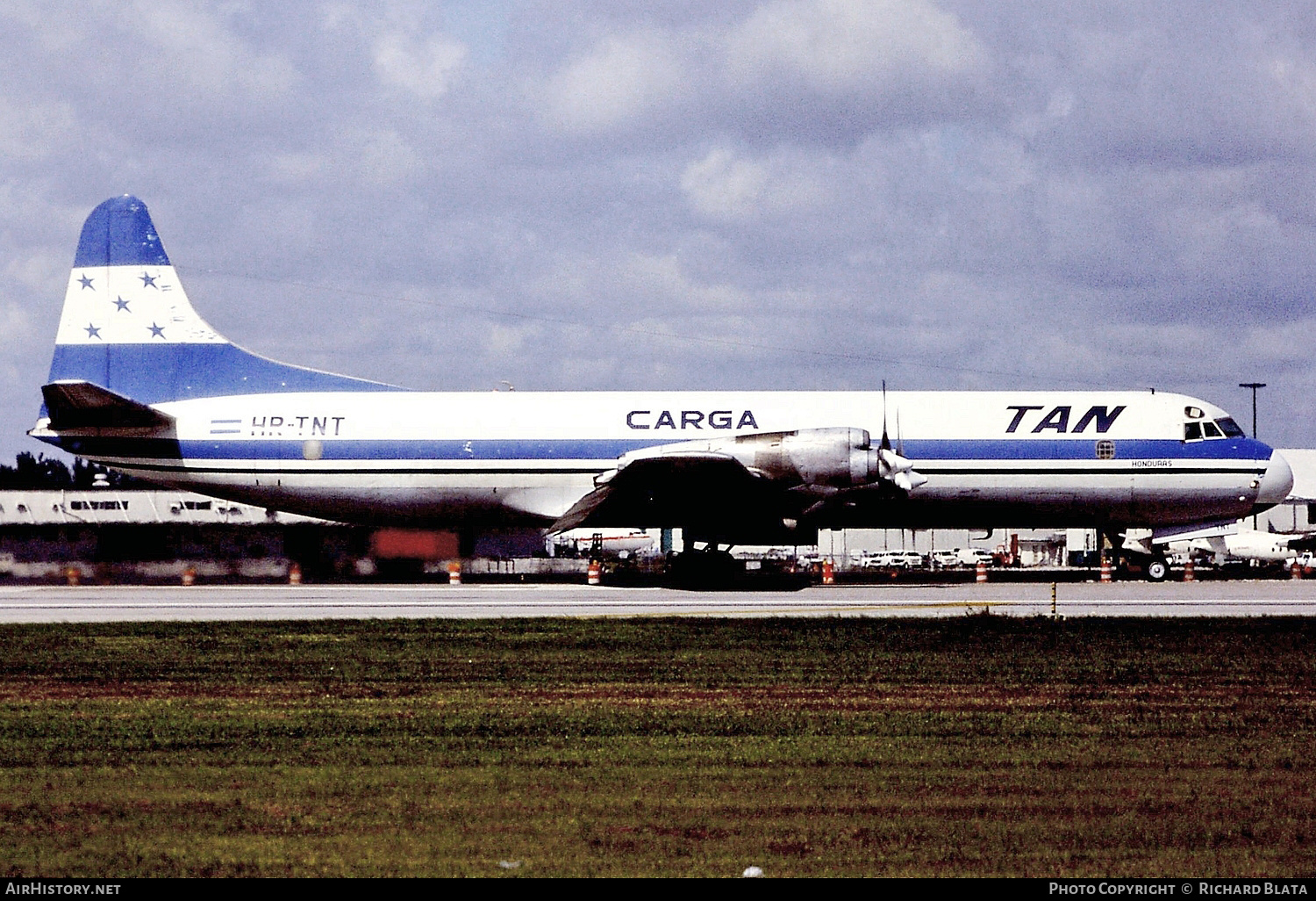 Aircraft Photo of HR-TNT | Lockheed L-188A(F) Electra | TAN Carga - Transportes Aereos Nacionales | AirHistory.net #824907