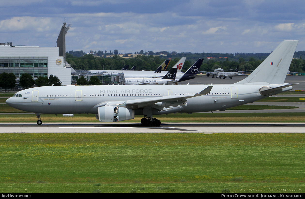 Aircraft Photo of ZZ333 | Airbus A330 Voyager KC3 (A330-243MRTT) | UK - Air Force | AirHistory.net #824976