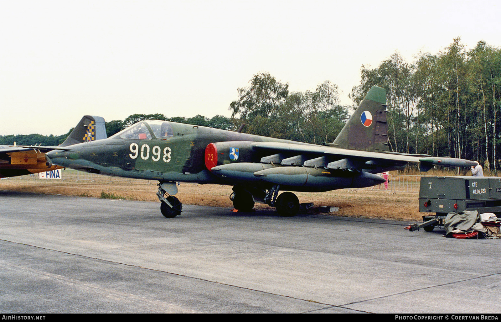 Aircraft Photo of 9098 | Sukhoi Su-25K | Czechoslovakia - Air Force | AirHistory.net #825005