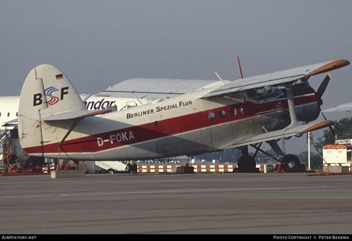 Aircraft Photo of D-FOKA | Antonov An-2P | BSF - Berliner Spezial Flug | AirHistory.net #825028