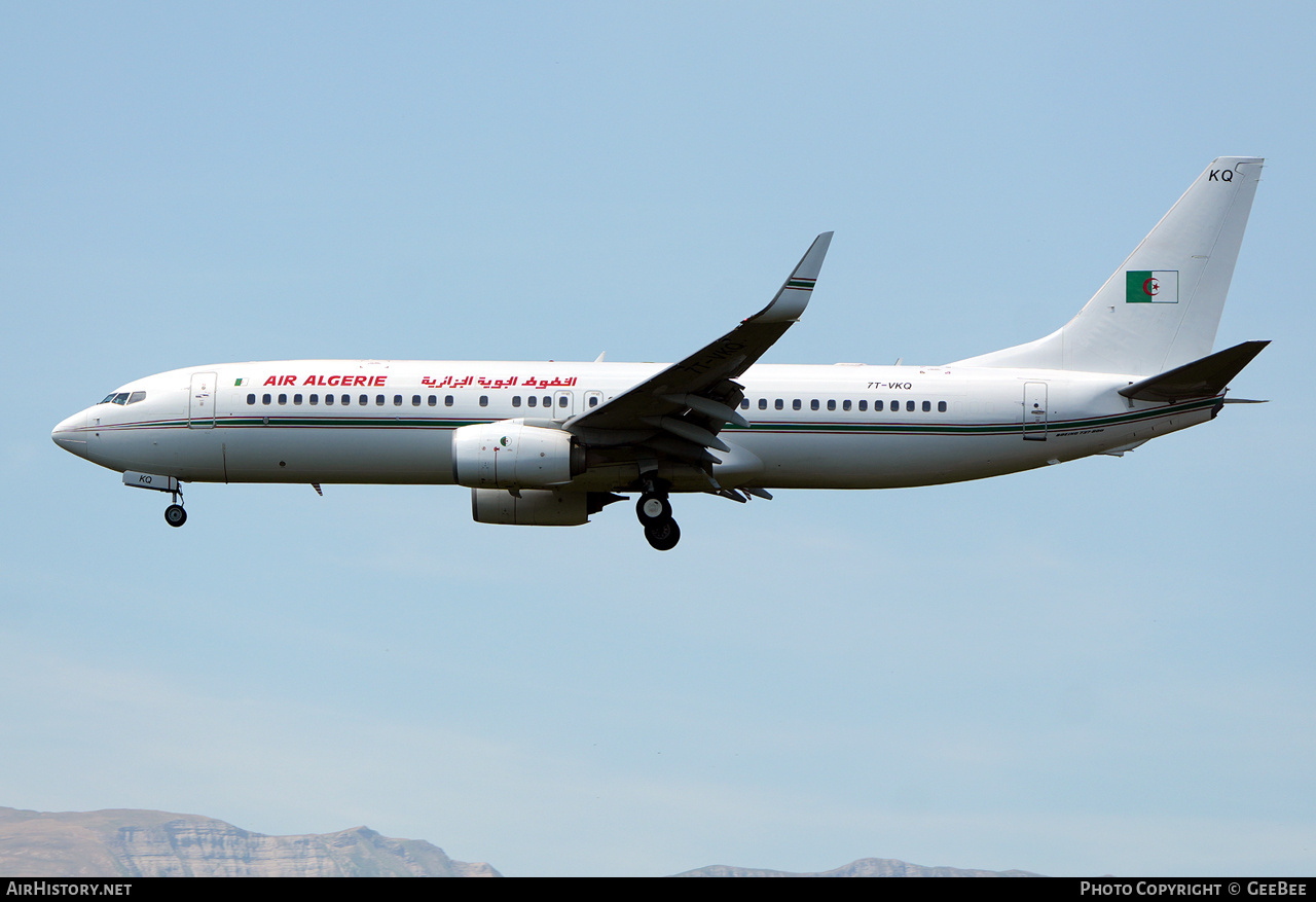 Aircraft Photo of 7T-VKQ | Boeing 737-8D6 | Air Algérie | AirHistory.net #825032