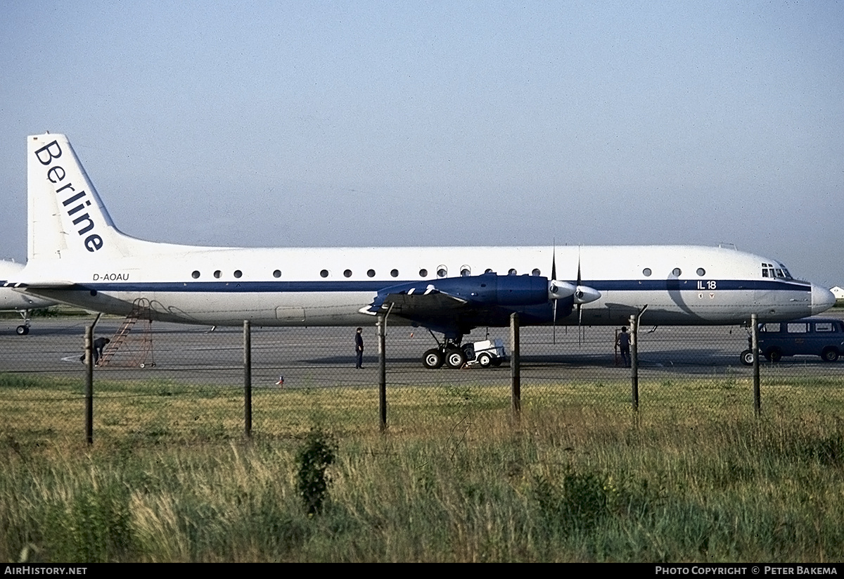 Aircraft Photo of D-AOAU | Ilyushin Il-18D | BerLine | AirHistory.net #825033