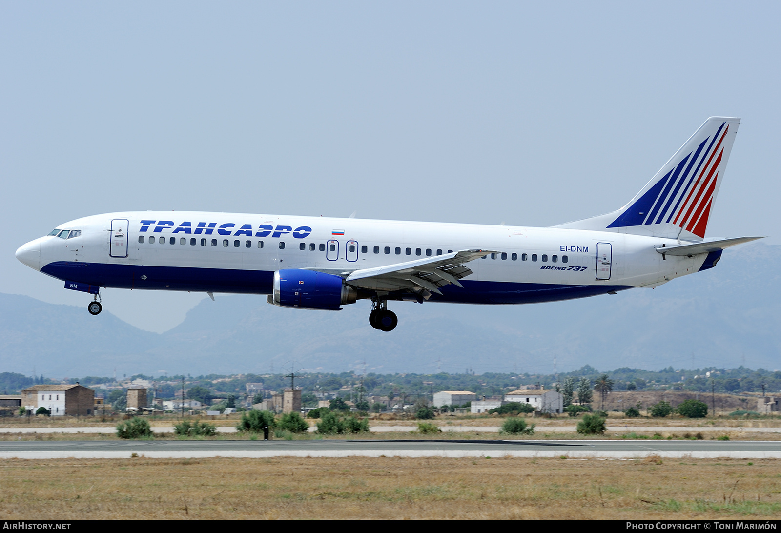 Aircraft Photo of EI-DNM | Boeing 737-4S3 | Transaero Airlines | AirHistory.net #825040