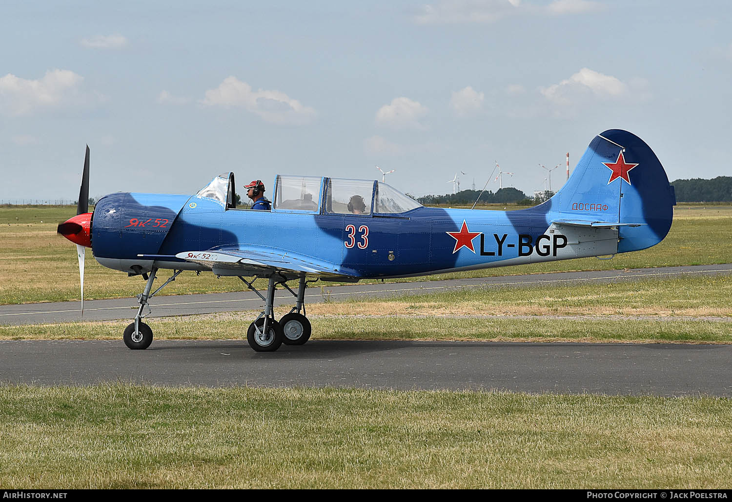 Aircraft Photo of LY-BGP | Yakovlev Yak-52 | Soviet Union - Air Force | AirHistory.net #825043