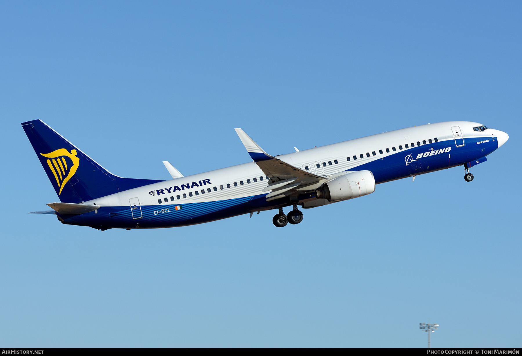 Aircraft Photo of EI-DCL | Boeing 737-8AS | Ryanair | AirHistory.net #825048
