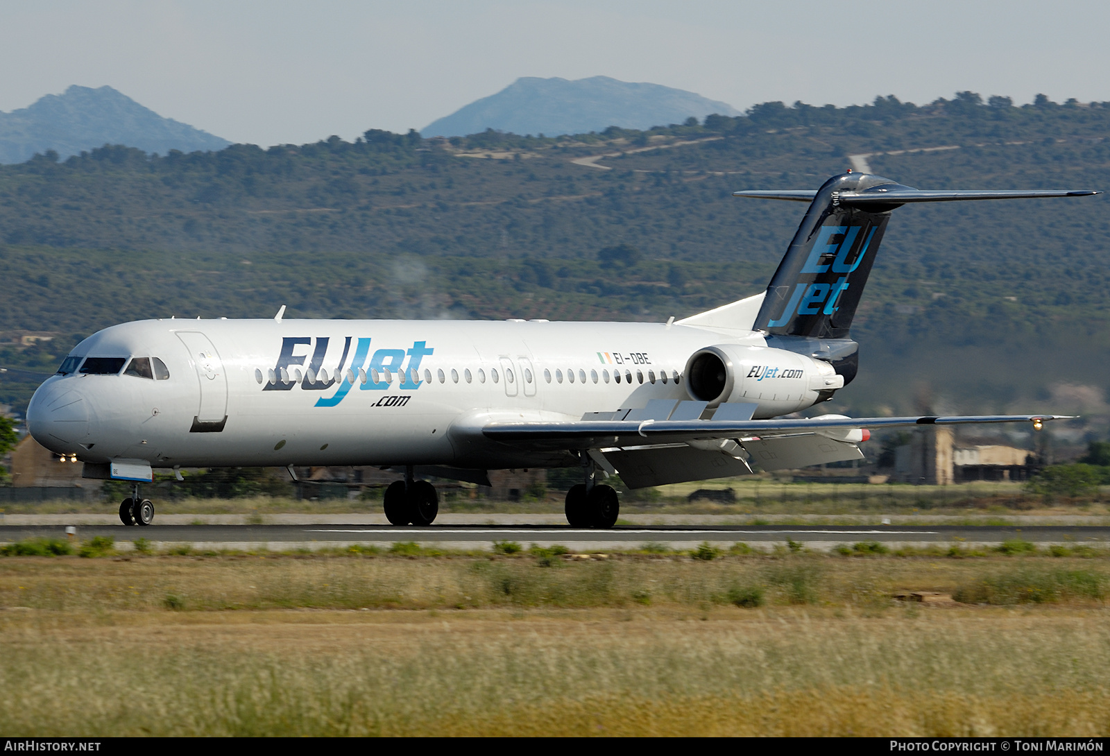 Aircraft Photo of EI-DBE | Fokker 100 (F28-0100) | EUjet | AirHistory.net #825054