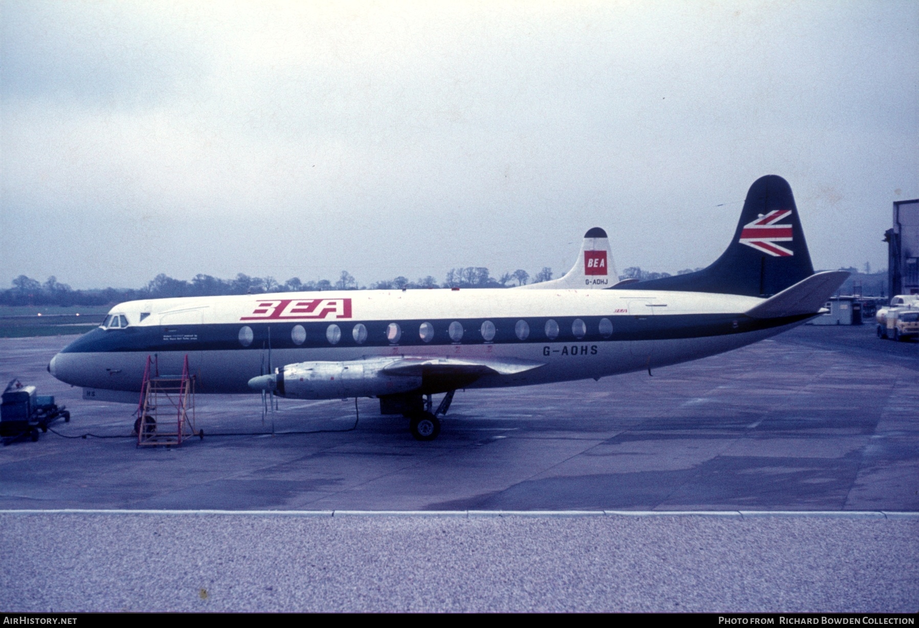 Aircraft Photo of G-AOHS | Vickers 802 Viscount | BEA - British European Airways | AirHistory.net #825057
