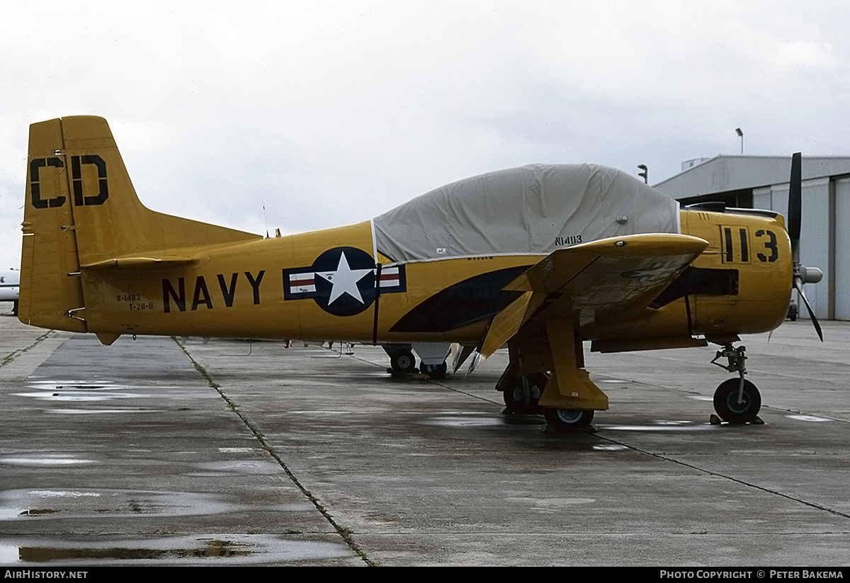 Aircraft Photo of N14113 / 51-7545 | North American AT-28D Trojan | USA - Navy | AirHistory.net #825070