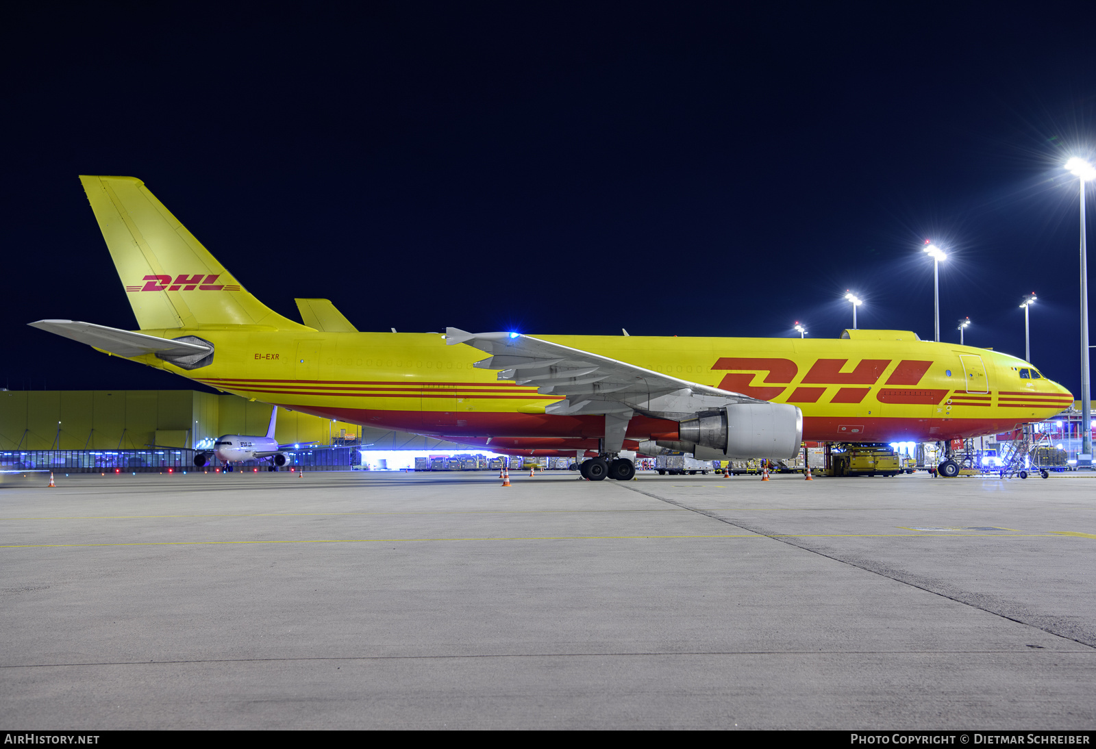 Aircraft Photo of EI-EXR | Airbus A300B4-622R(F) | DHL International | AirHistory.net #825085