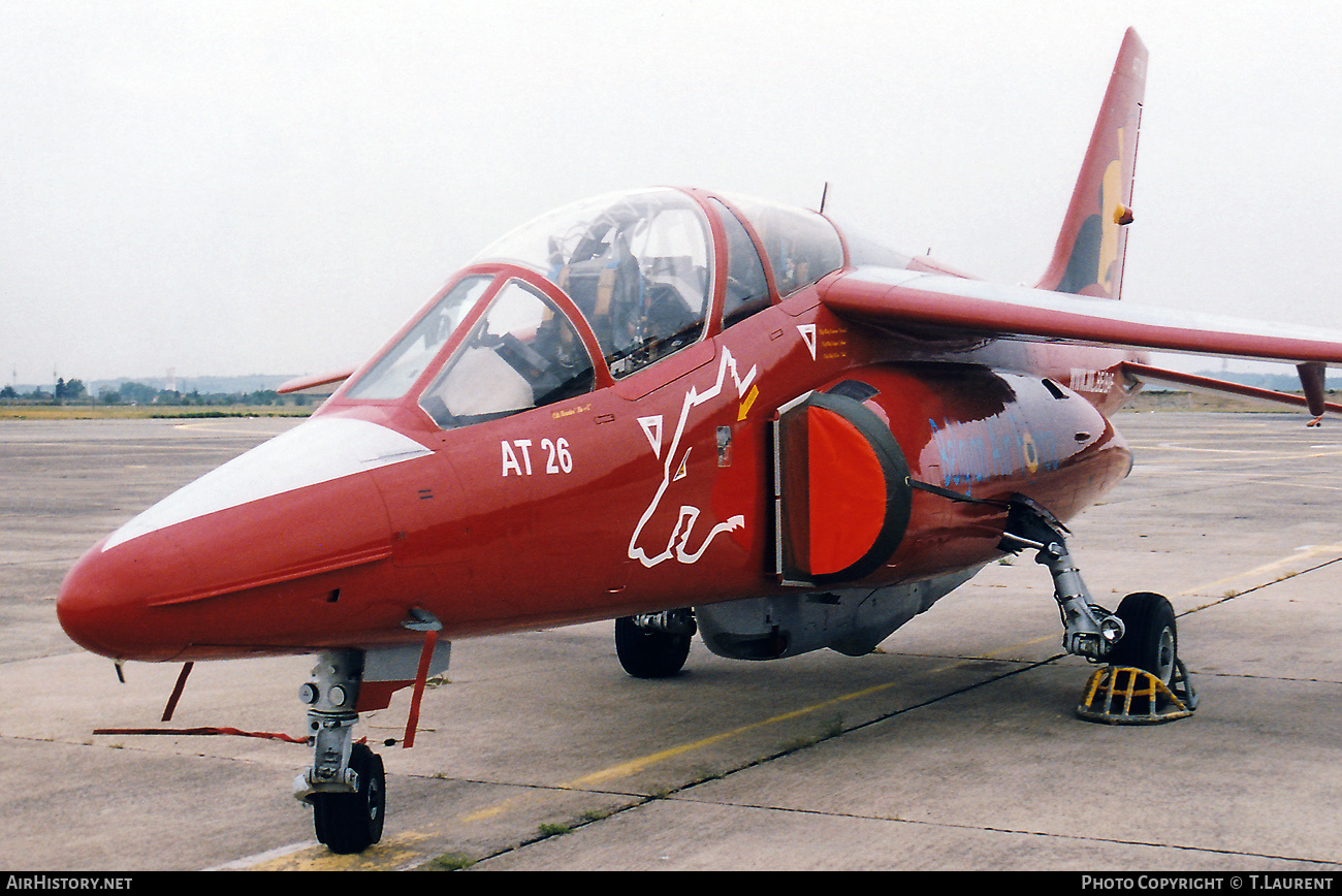 Aircraft Photo of AT26 | Dassault-Dornier Alpha Jet 1B | Belgium - Air Force | AirHistory.net #825092