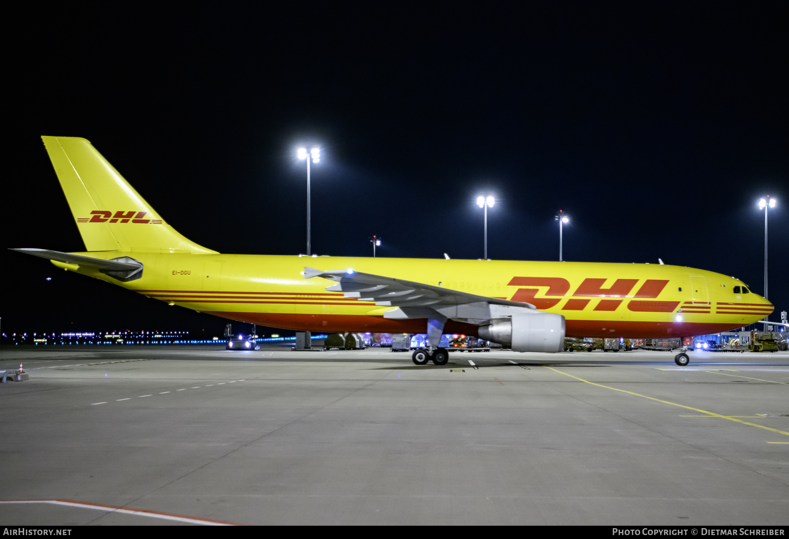 Aircraft Photo of EI-DGU | Airbus A300B4-622(F) | DHL International | AirHistory.net #825108