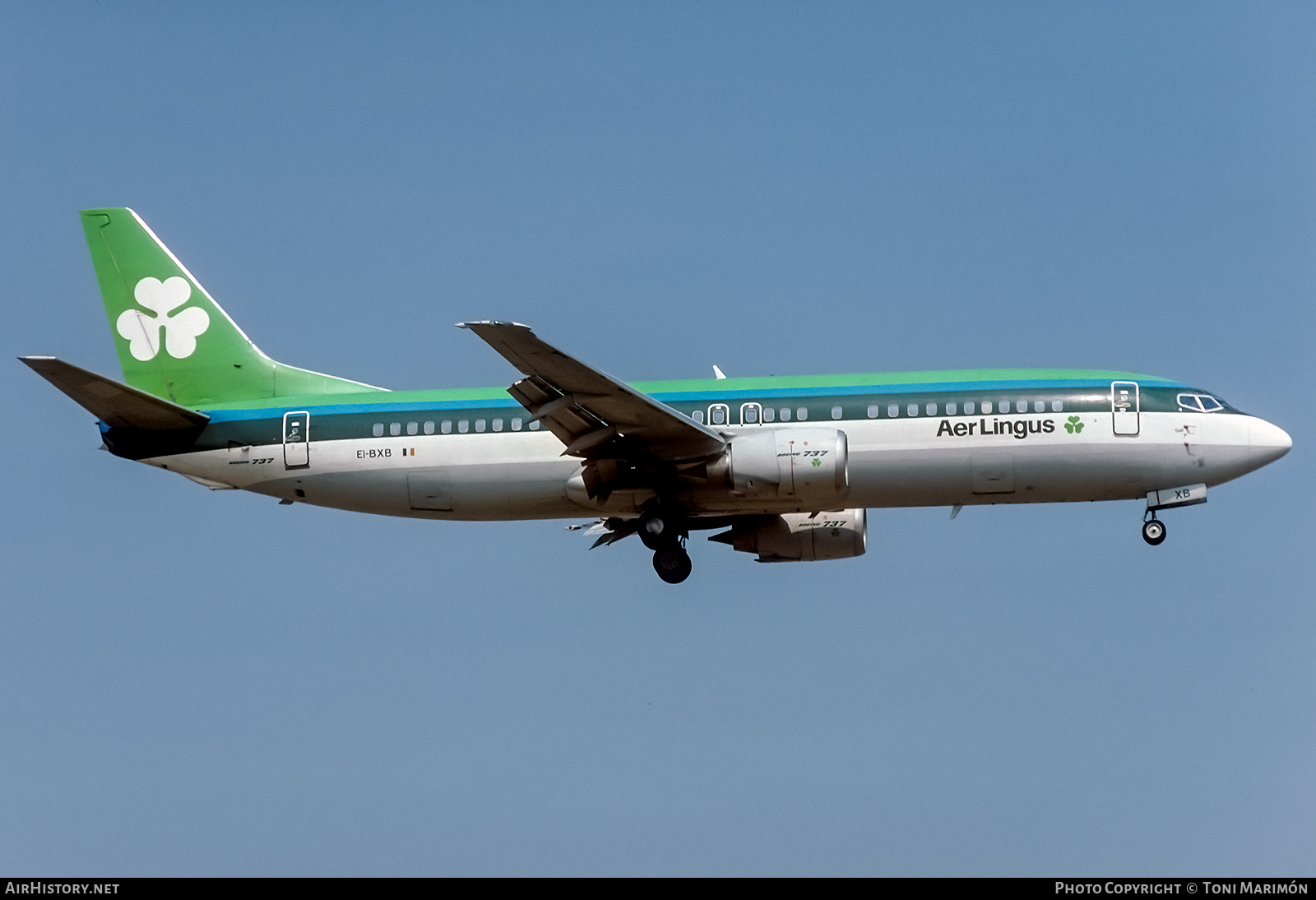 Aircraft Photo of EI-BXB | Boeing 737-448 | Aer Lingus | AirHistory.net #825109