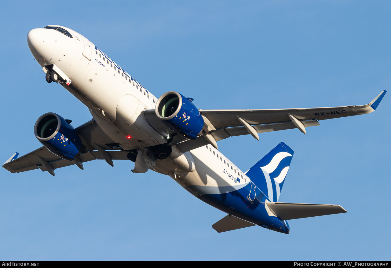 Aircraft Photo of SX-NEG | Airbus A320-271N | Aegean Airlines | AirHistory.net #825121
