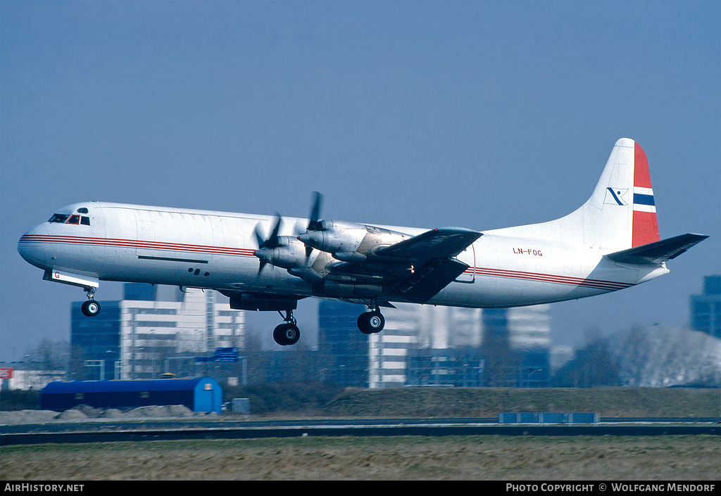 Aircraft Photo of LN-FOG | Lockheed L-188A(F) Electra | Fred. Olsen | AirHistory.net #825141
