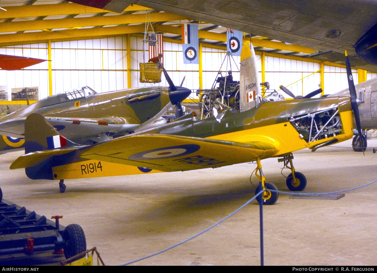 Aircraft Photo of G-AHUJ / R1914 | Miles M.14A Hawk Trainer 3 | UK - Air Force | AirHistory.net #825152