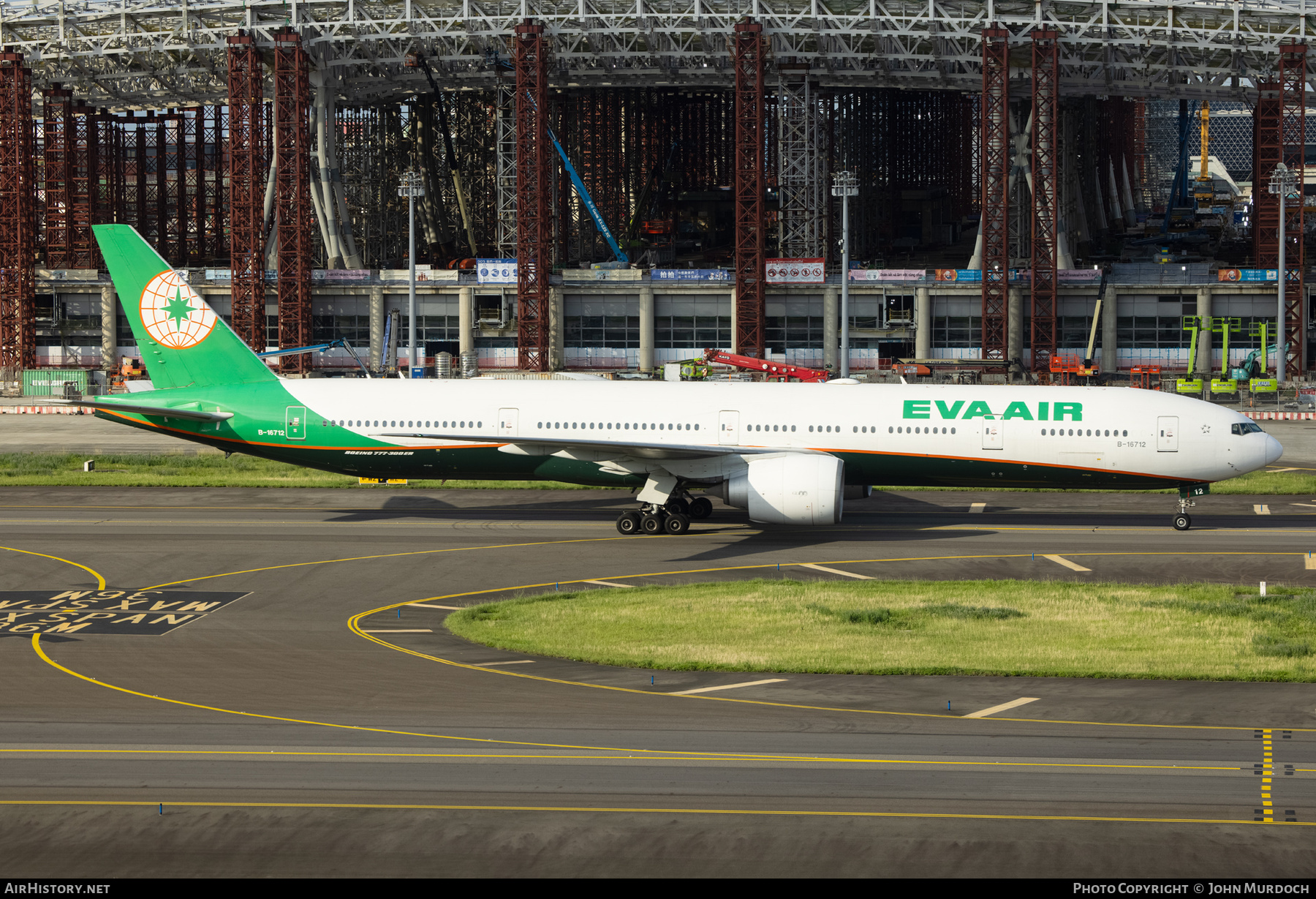 Aircraft Photo of B-16712 | Boeing 777-35E/ER | EVA Air | AirHistory.net #825154
