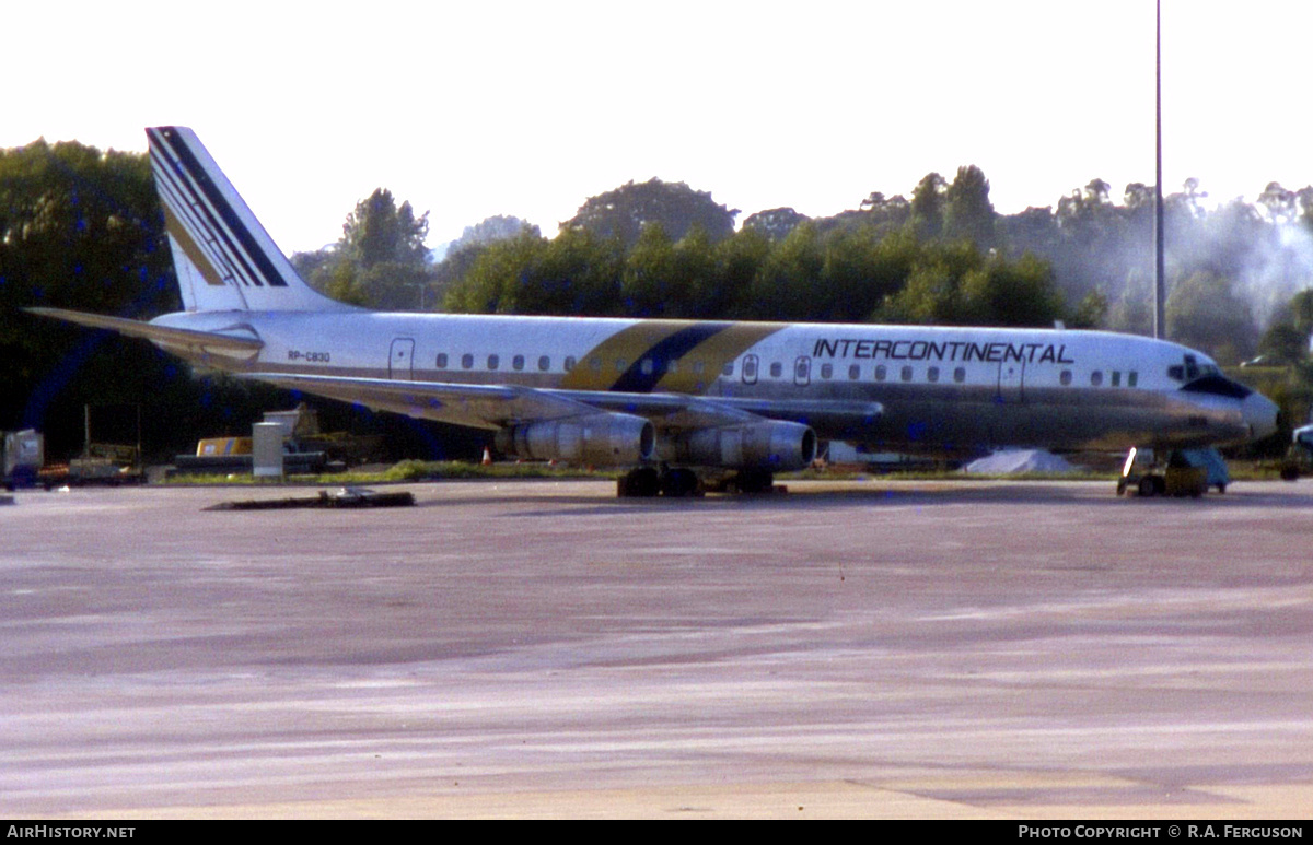 Aircraft Photo of RP-C830 | Douglas DC-8-51 | Intercontinental Airlines | AirHistory.net #825155