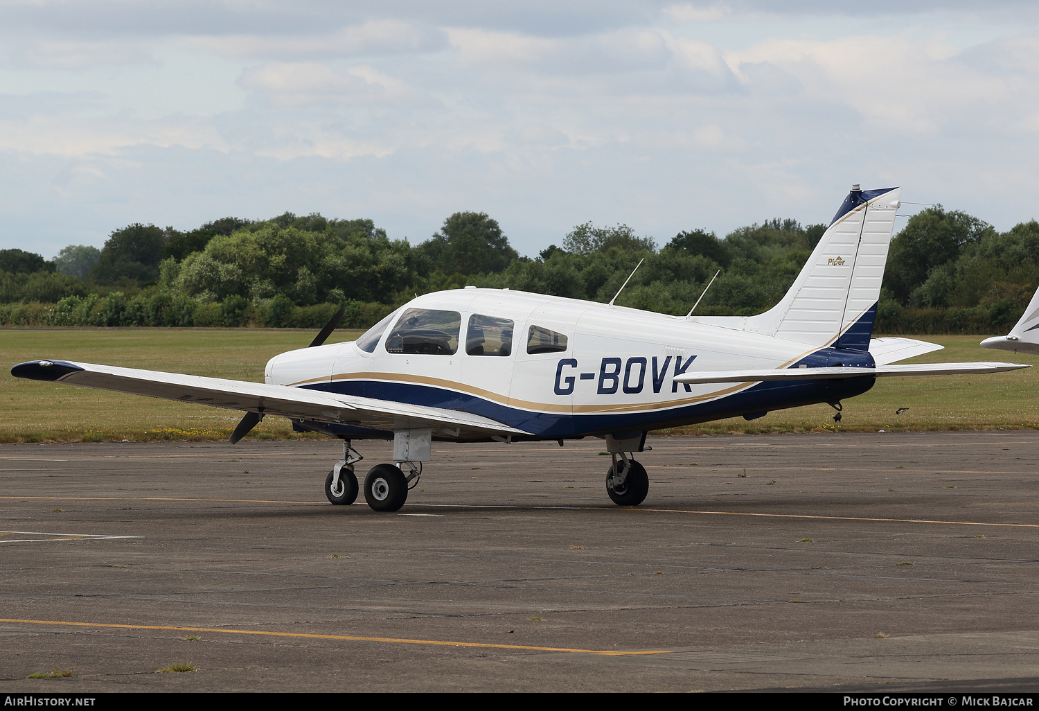 Aircraft Photo of G-BOVK | Piper PA-28-161 Warrior II | AirHistory.net #825163