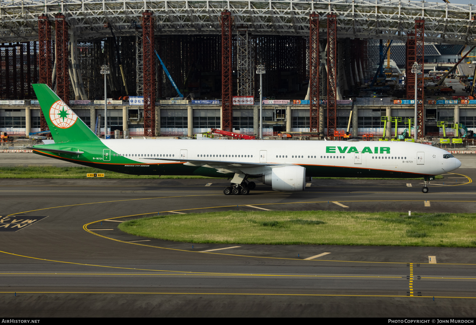 Aircraft Photo of B-16721 | Boeing 777-35E/ER | EVA Air | AirHistory.net #825167