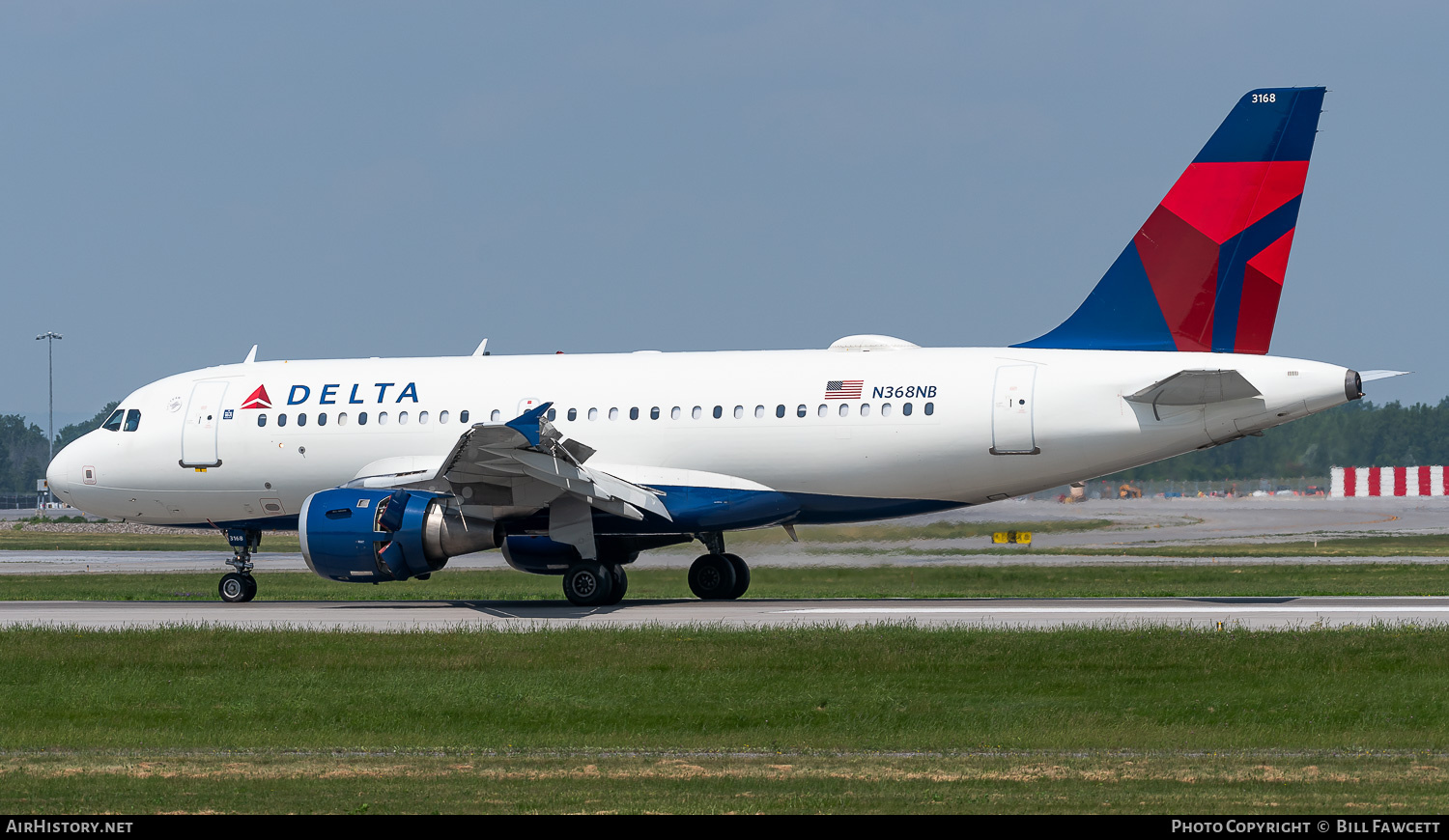 Aircraft Photo of N368NB | Airbus A319-114 | Delta Air Lines | AirHistory.net #825219