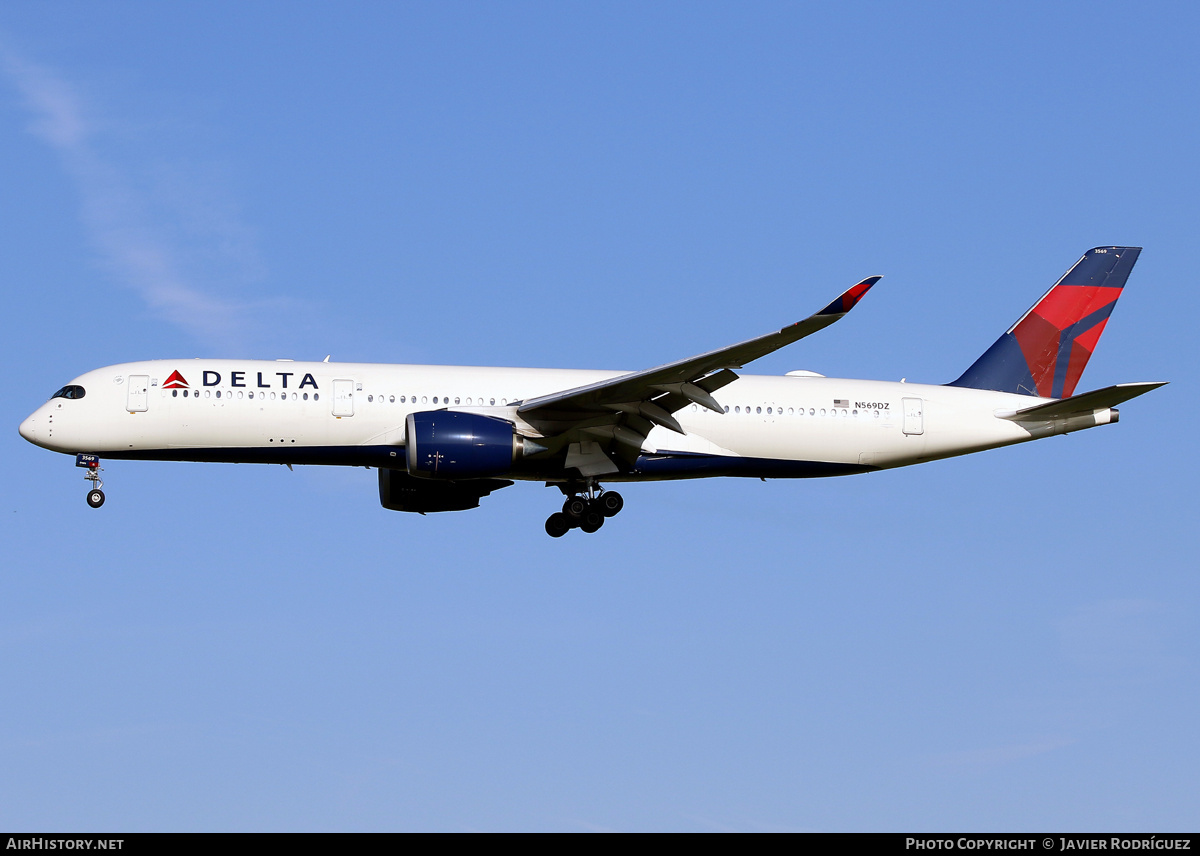 Aircraft Photo of N569DZ | Airbus A350-941 | Delta Air Lines | AirHistory.net #825225