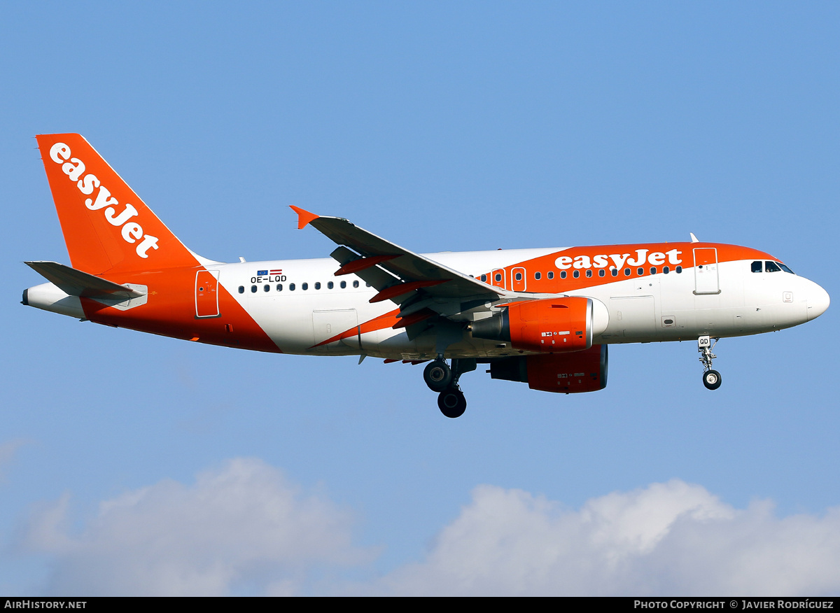 Aircraft Photo of OE-LQD | Airbus A319-111 | EasyJet | AirHistory.net #825244