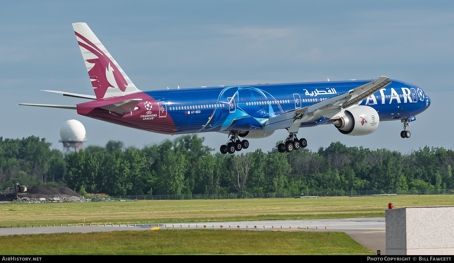 Aircraft Photo of A7-BED | Boeing 777-3DZ/ER | Qatar Airways | AirHistory.net #825249