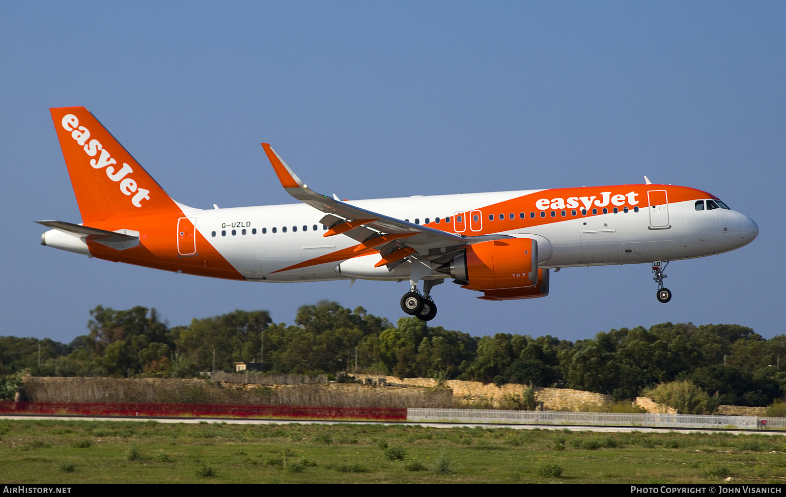 Aircraft Photo of G-UZLD | Airbus A320-251N | EasyJet | AirHistory.net #825277