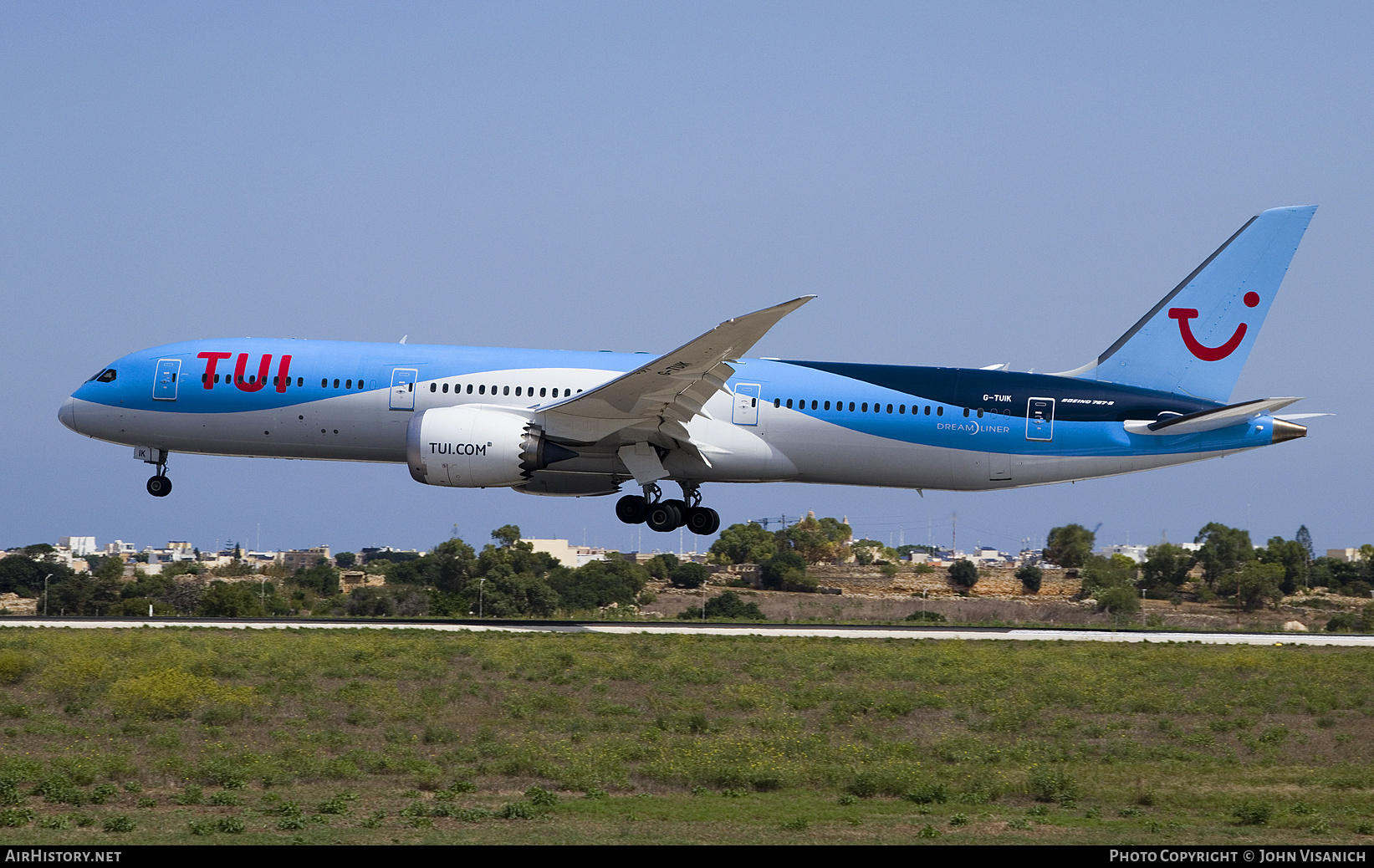 Aircraft Photo of G-TUIK | Boeing 787-9 Dreamliner | TUI | AirHistory.net #825287