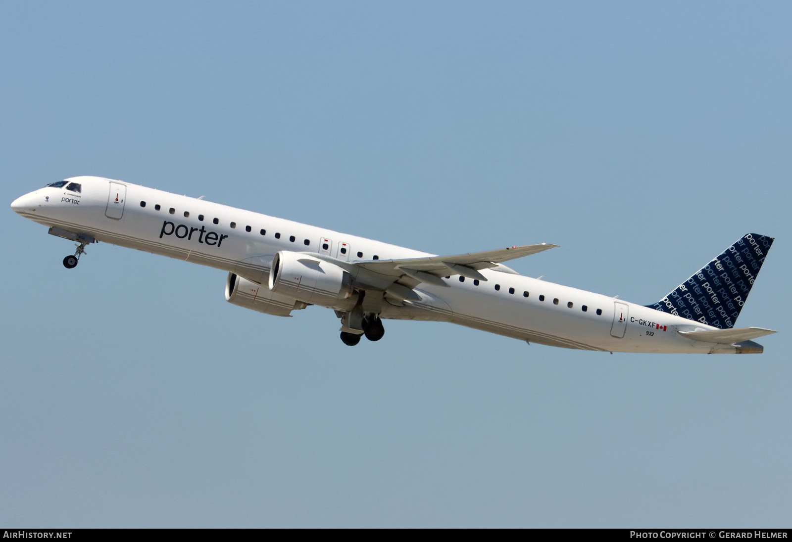 Aircraft Photo of C-GKXF | Embraer 195-E2 (ERJ-190-400) | Porter Airlines | AirHistory.net #825330