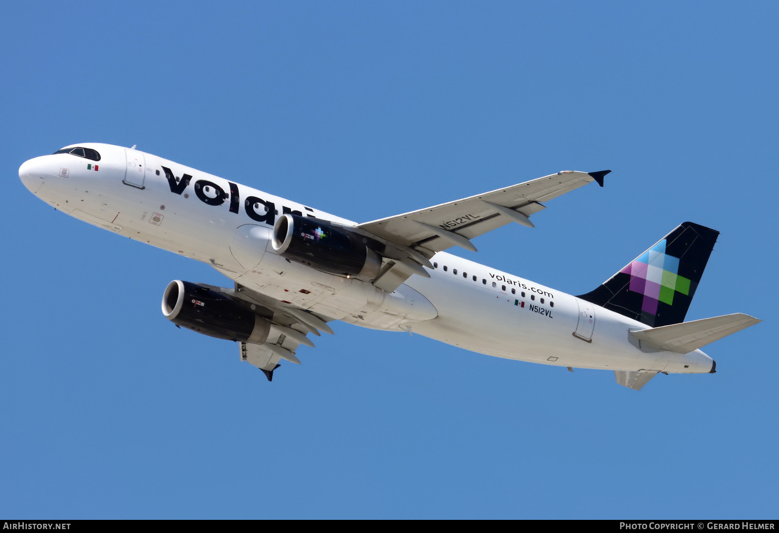 Aircraft Photo of N512VL | Airbus A320-233 | Volaris | AirHistory.net #825331