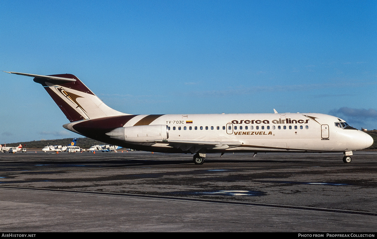 Aircraft Photo of YV-703C | Douglas DC-9-15 | Aserca Airlines | AirHistory.net #825332
